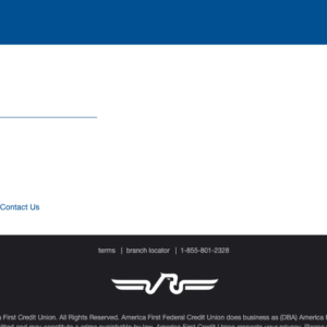 America First Credit Union Scam Page Non-Red long lasting 2025