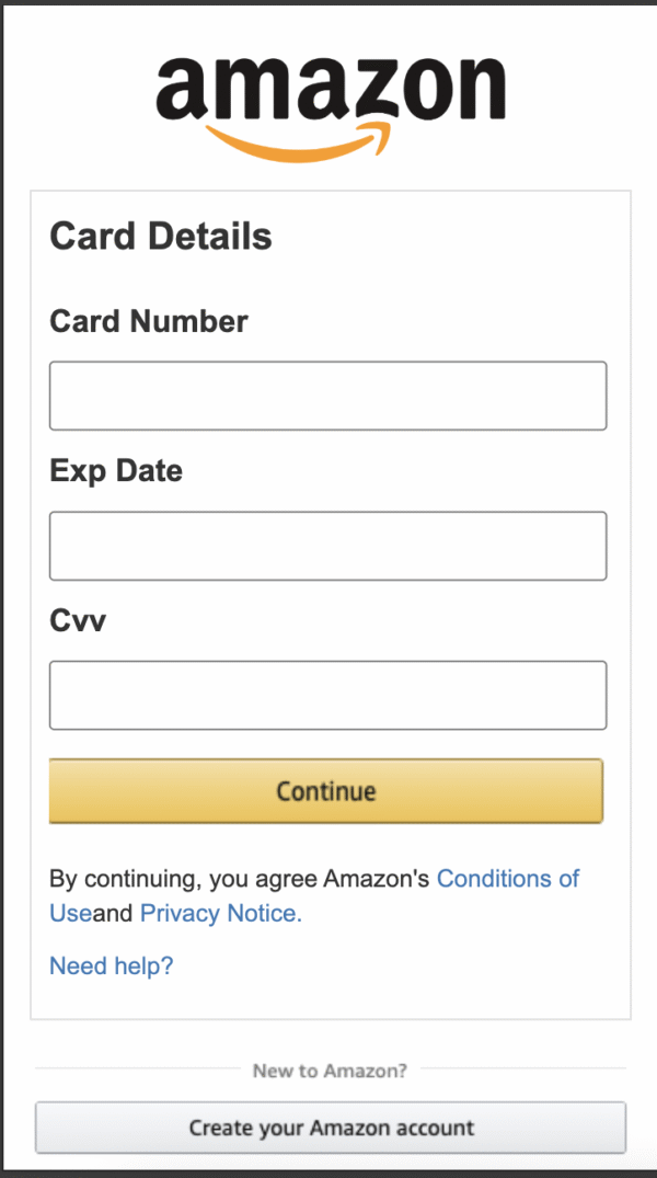 Amazon Non Red Scam Page | Mobile Responsive - Image 2