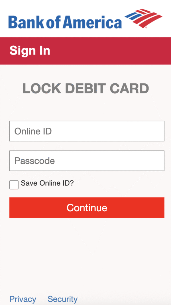 Bank Of America (BOA) Scam Page Long Lasting Non-Red 2025