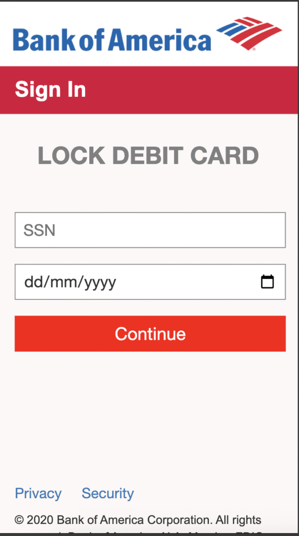 Bank Of America (BOA) Scam Page Long Lasting Non-Red 2025 - Image 3