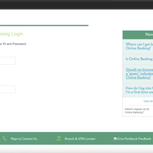 Citizen Bank Scam Page Non-Red Fully Responsive Both Mobile and Laptop